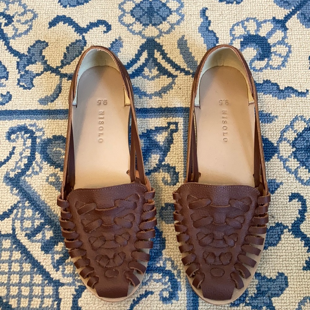 COPY - Brown Nisolo Huarache sandal, size 9.5